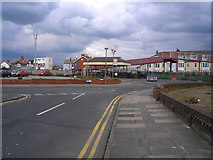 SD3032 : Blackpool Pleasure Beach station by Dr Neil Clifton