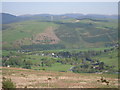 Wind turbines on a hill