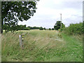 Junction of footpaths west of Turkey Farm