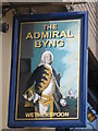 Sign for The Admiral Byng, Darkes Lane, Potters Bar