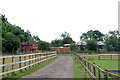 Driveway from Welsh Road to Burley Stud equine establishment