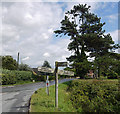 Signpost near East Halton