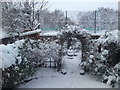 Looking towards the Lammas Park enclosure and tennis courts