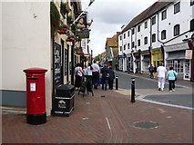 SZ0090 : Poole: postbox № BH15 21, High Street South by Chris Downer