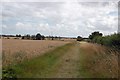 Looking South From Footpath Junction Near St Lawrence