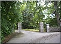 Main entrance to Auchlunies