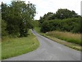 The road from Hargrave Hall and church