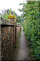 Coastal Footpath approaches Spinney Lane