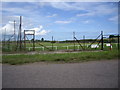 Football ground by Hill Crest railway cutting