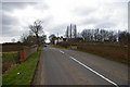 B1205 near Northorpe Level Crossing