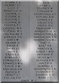 War Memorial, Public Gardens, Bocking End, Braintree, Essex, Panel 2