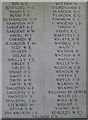 War Memorial, Public Gardens, Bocking End, Braintree, Essex, Panel 4