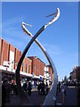 Francis Crick sculpture