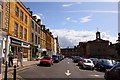 Shops and car park on High Street in Chipping Norton