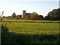 SE7038 : Aughton All Saints Church at Sunset by Glyn Drury