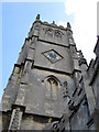 Looking up at the tower of  St. Mary the Virgin