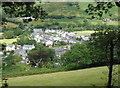 Looking down, on Abergynolwyn