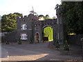 The Crosslee Lodge and gate for Bowland House