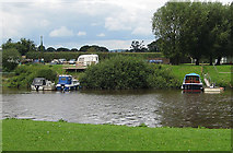 SO8731 : Moorings on the Severn by Pauline E