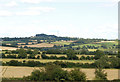 SP5160 : East of Newbold Grounds: Catesby viaduct (middle distance) and Staverton Hill (skyline) by Andy F
