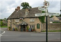 SP5621 : The Red Cow pub, Chesterton by Kurt C