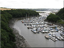 SM9605 : Marina From The Cleddau Bridge Road by Peter Whatley