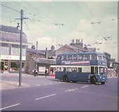 SE1333 : Bradford Trolleybus turning at Four Lane Ends by David Hillas