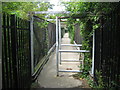 Footbridge over former Quarry Works