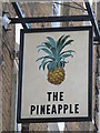 Sign for The Pineapple, Leverton Street, NW5