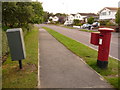 Canford Heath: postbox № BH17 50, Tollerford Road