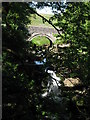 Waterfall below the bridge over Killhope Burn