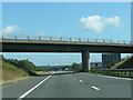 On the M49 going under the A4043