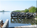 Jetties along Manchester Ship Canal