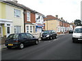 Approaching the junction of Prince Albert and Woodmancote Roads