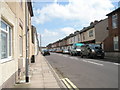 Looking eastwards along Landguard Road