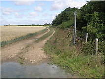 TL2074 : Bridleway from Low road towards Alconbury by Michael Trolove