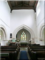 SU2383 : St, Swithun Church, Hinton Parva - interior by Jonathan Billinger