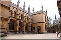 The rear entry to Exeter College