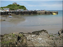 SS5247 : Mouth of Ilfracombe Harbour by Philip Halling