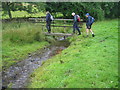 Footbridge over Dry Burn near Peak Field