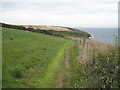 The South West Coastal Path west of Porthbeor Beach