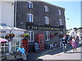 The Old Custom House pub and telephone kiosk