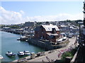 Looking down on Padstow Harbour