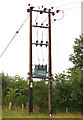 Transformer beside the Stockton to Napton lane