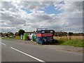 Recycling bins on Tetney Lock Road