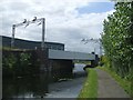 SO9299 : Wyrley & Essington Canal Railway Bridge by John M