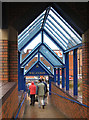 SO6024 : Covered walkway on a rainy Saturday, The Maltings by Pauline E