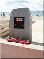 Stone commemorating the contribution of the Canadians on D Day