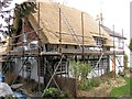 New Thatch on an old Cottage at Long Marston