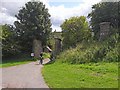 Old bridge piers near Wagtail Farm, Rothbury